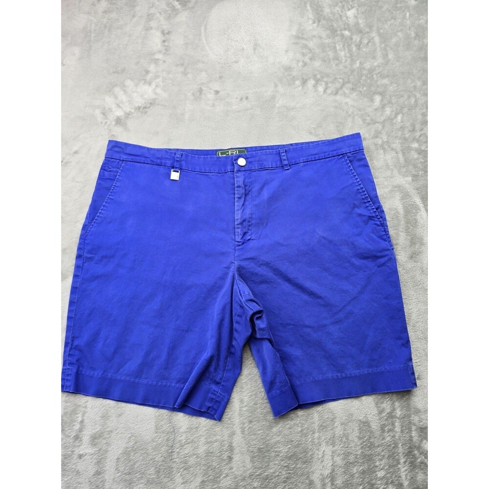 Lauren Active Ralph Lauren Royal Blue Chino Shorts Womens 16 Stretch Twill